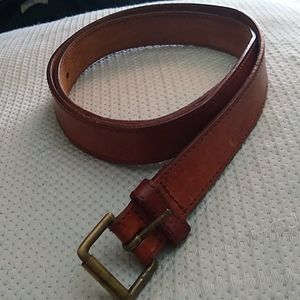 Leather belt